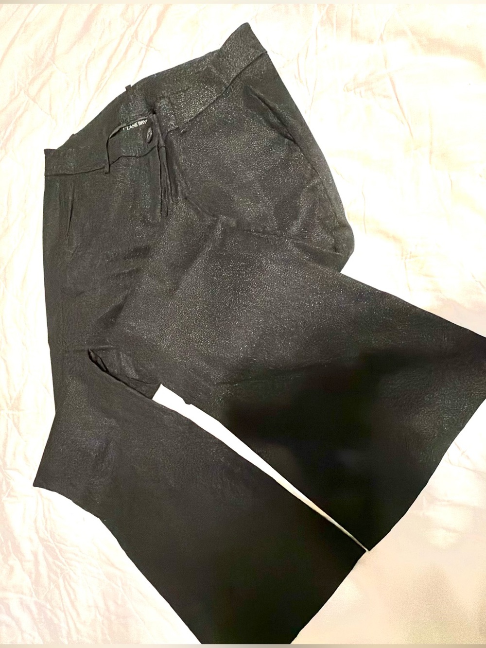 Lane Bryant Metallic Shimmer Stretch Slacks